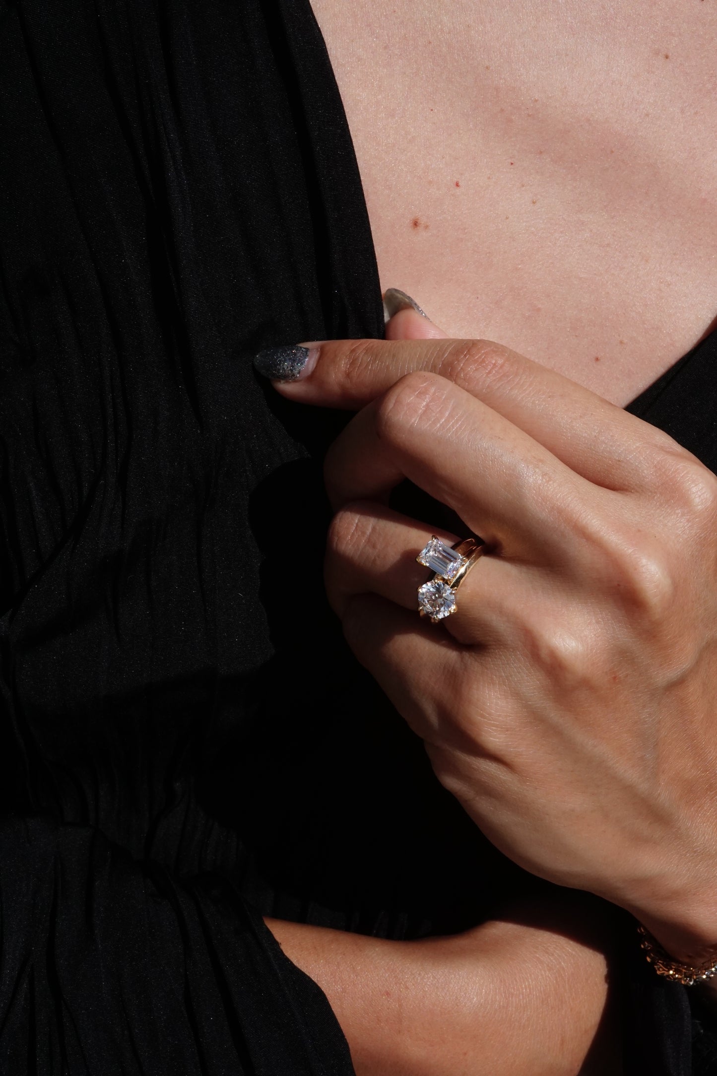 The Rin Solitaire (Emerald Cut)