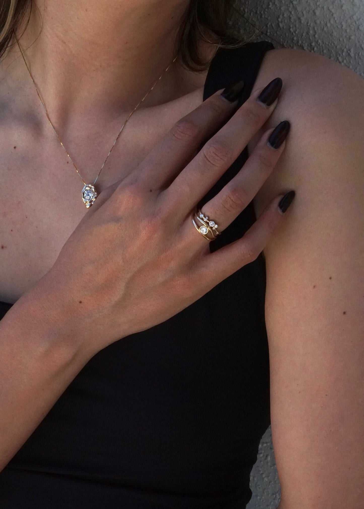 14k Gold Astra Diamond Ring