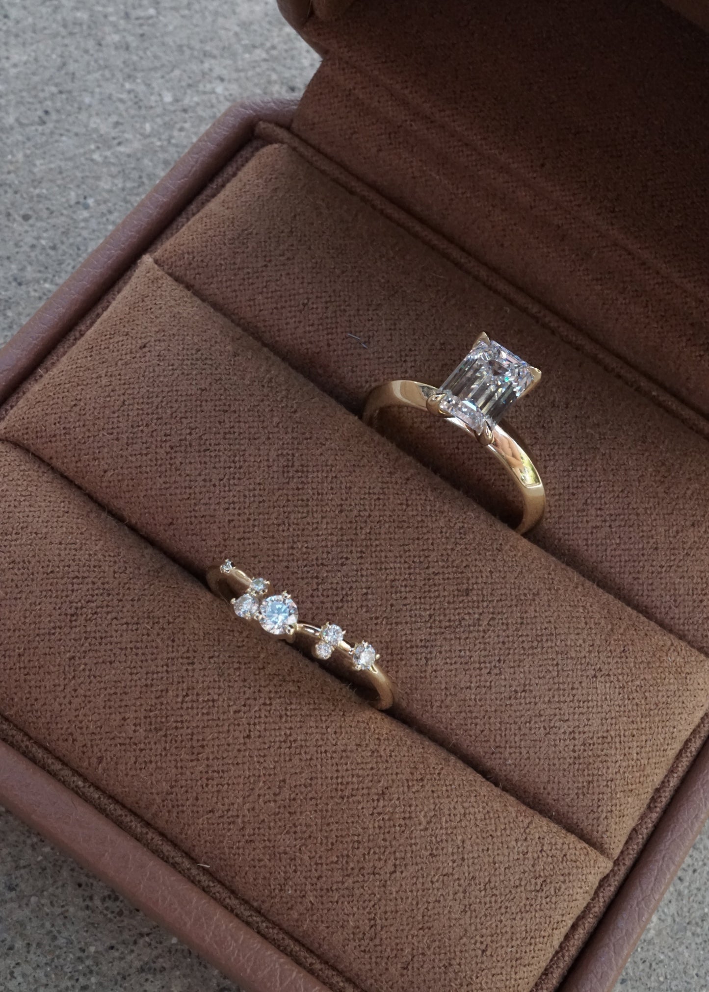 The Rin Solitaire (Emerald Cut)