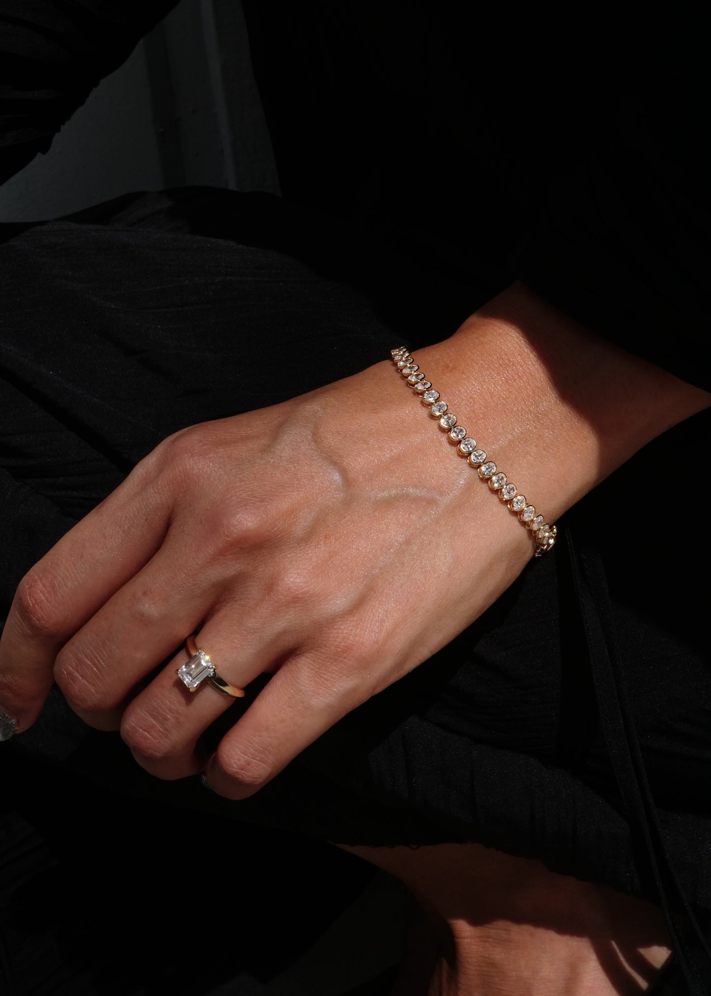The Rin Solitaire (Emerald Cut)