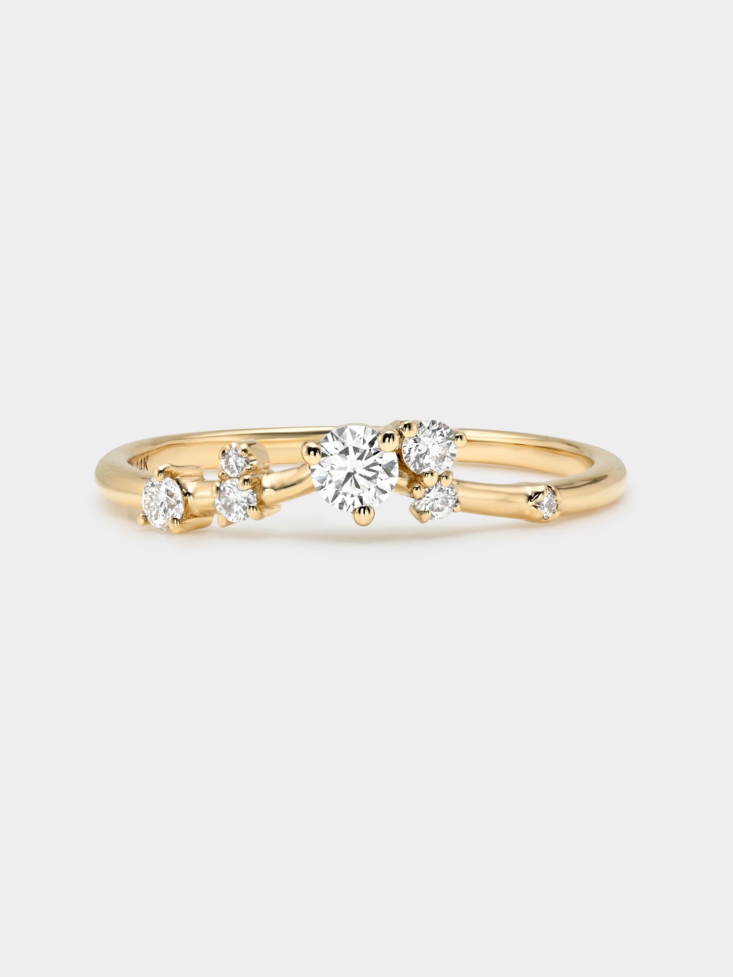 14k Gold Astra Diamond Ring