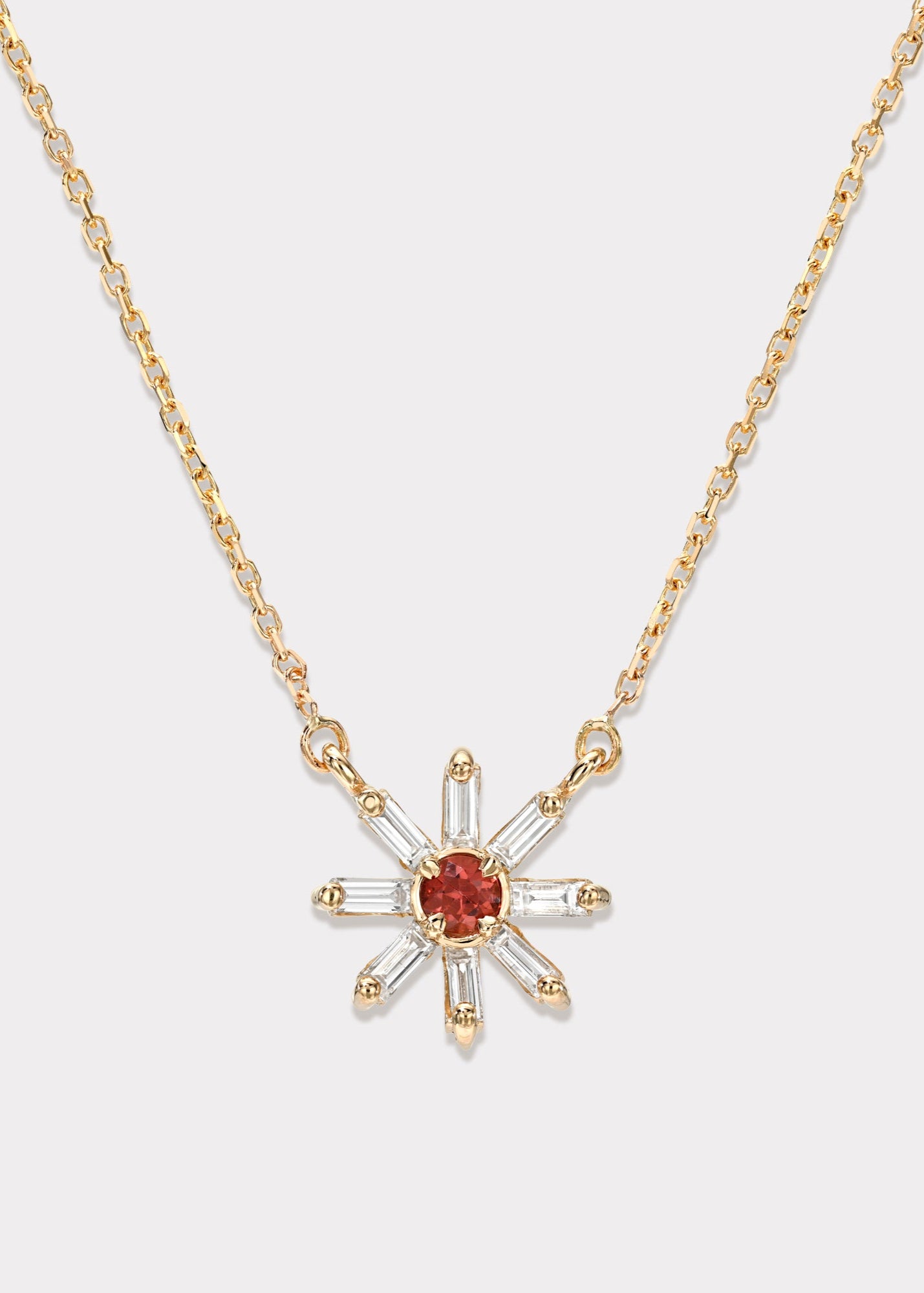 14k Gold Serenity Daisy Necklace