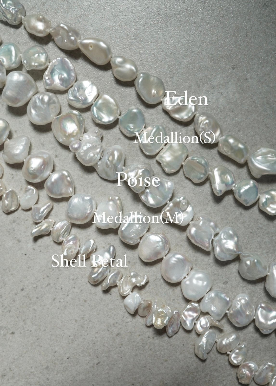 14k Gold Unique Pearl Necklaces