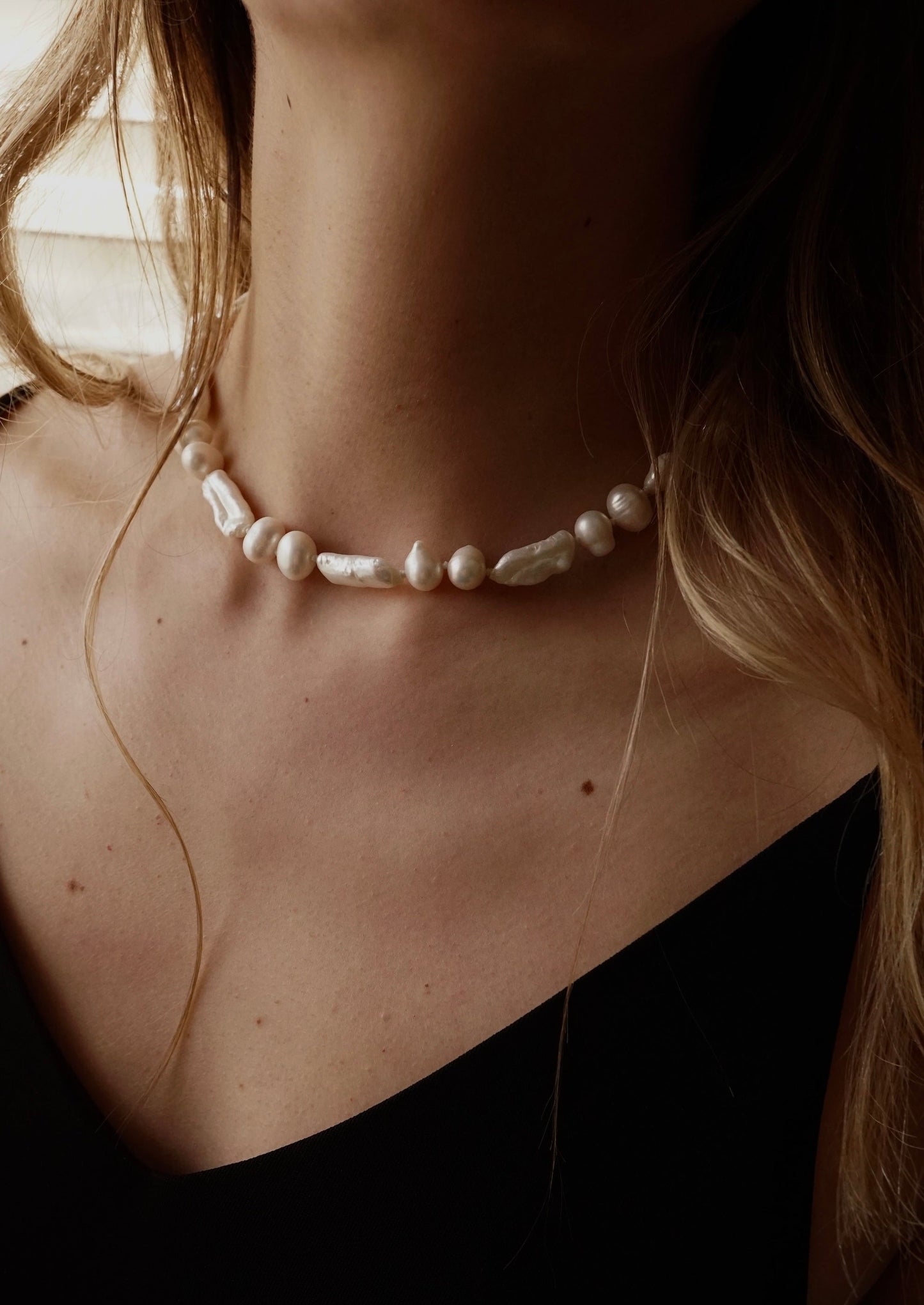 14k Gold Synergy Pearl Necklace