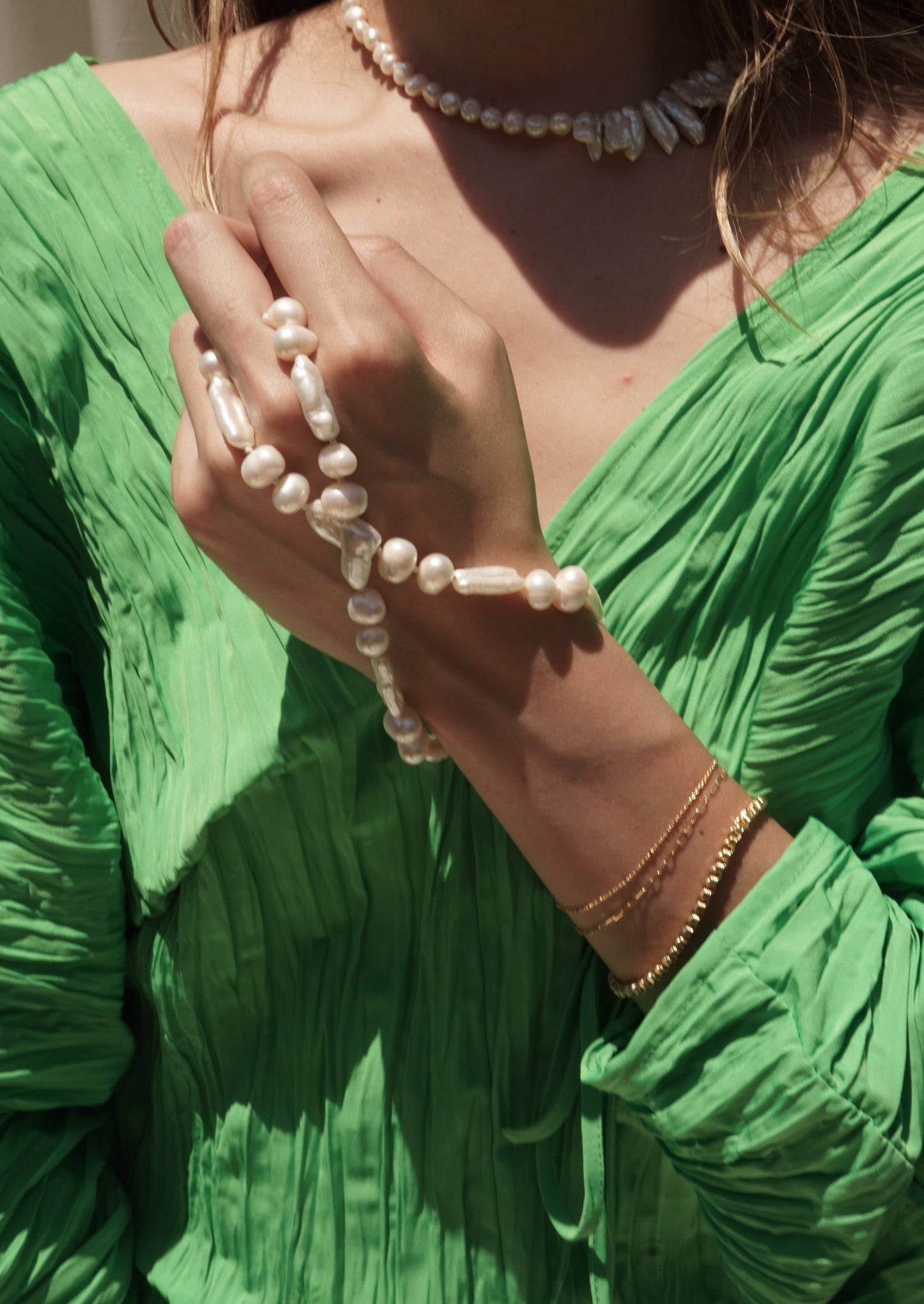 14k Gold Synergy Pearl Necklace