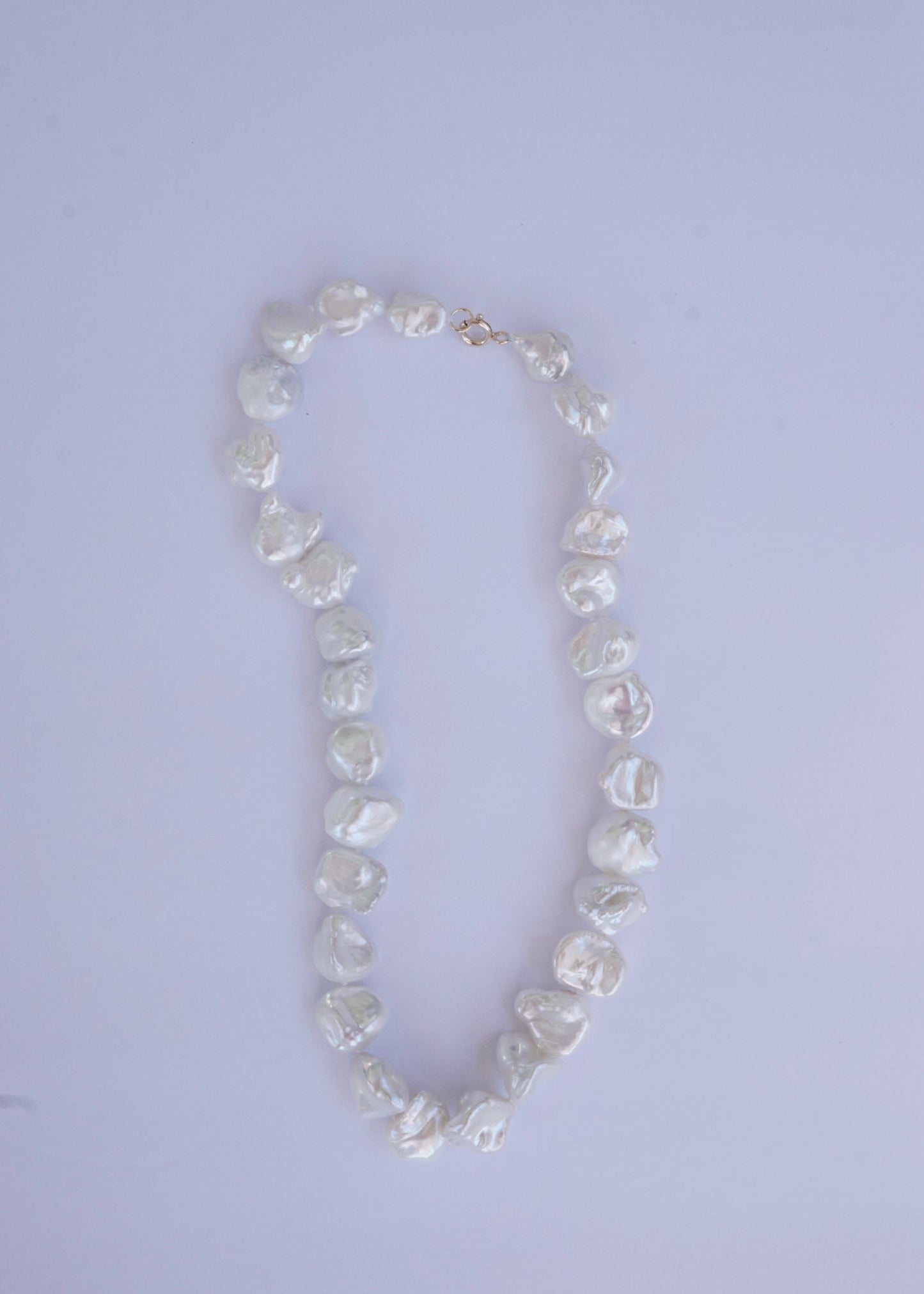 14k Gold Unique Pearl Necklaces