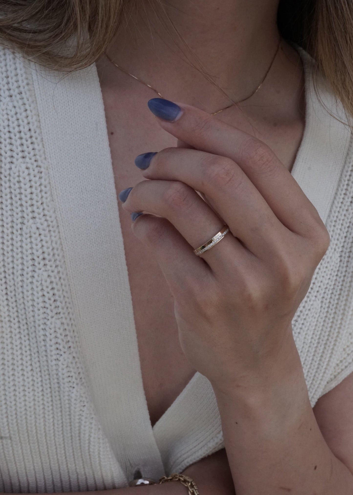 14k Gold Celeste Eternity Band