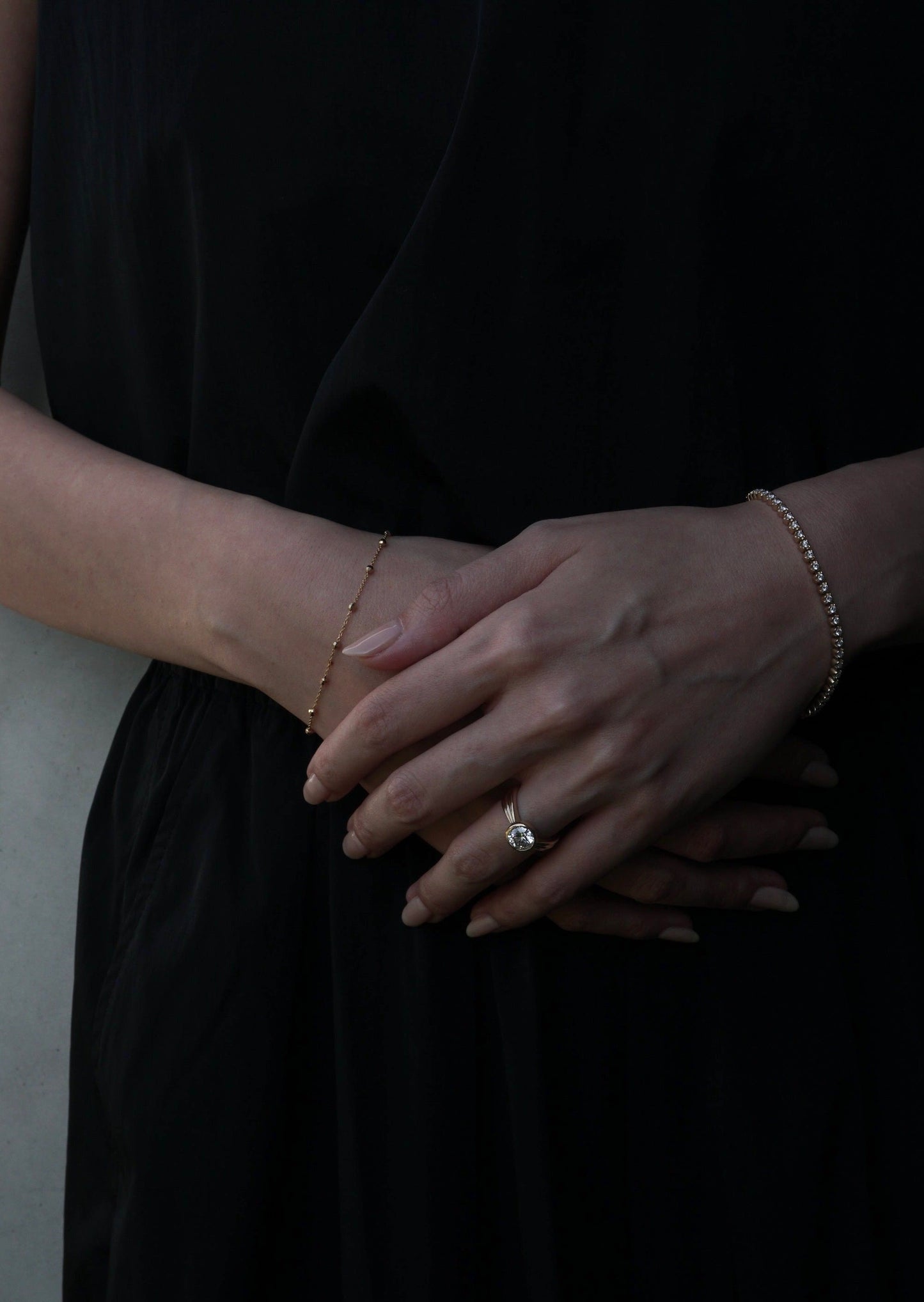 14k Gold Disco Bracelet