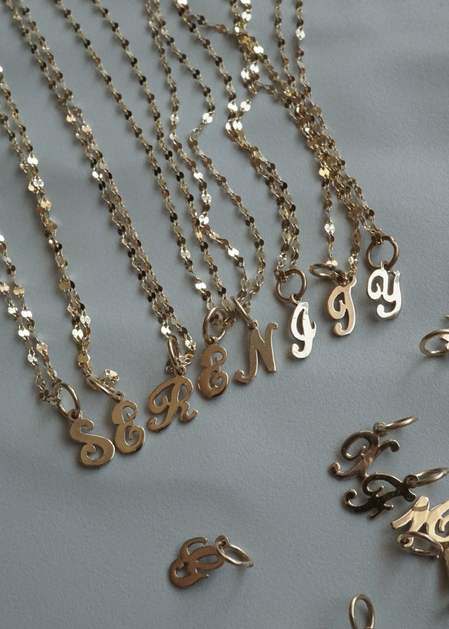 14k Gold Mini Initial Top (Charm)