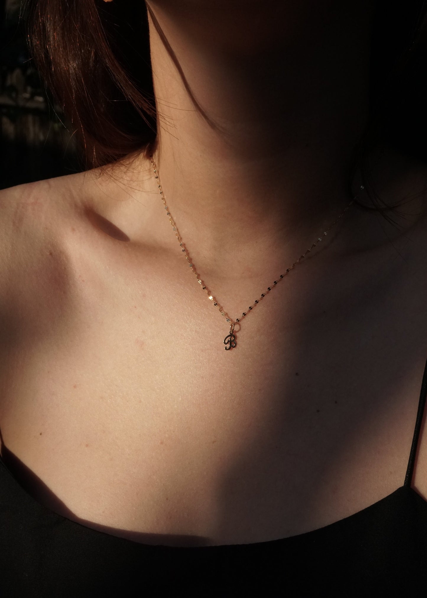 14k Gold Mini Initial Top (Charm)