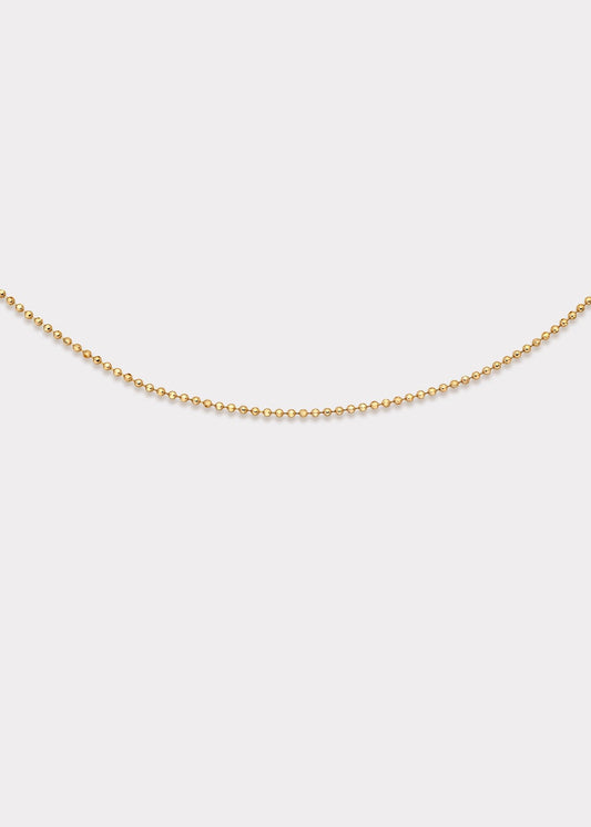 14k Gold Glitter Chain