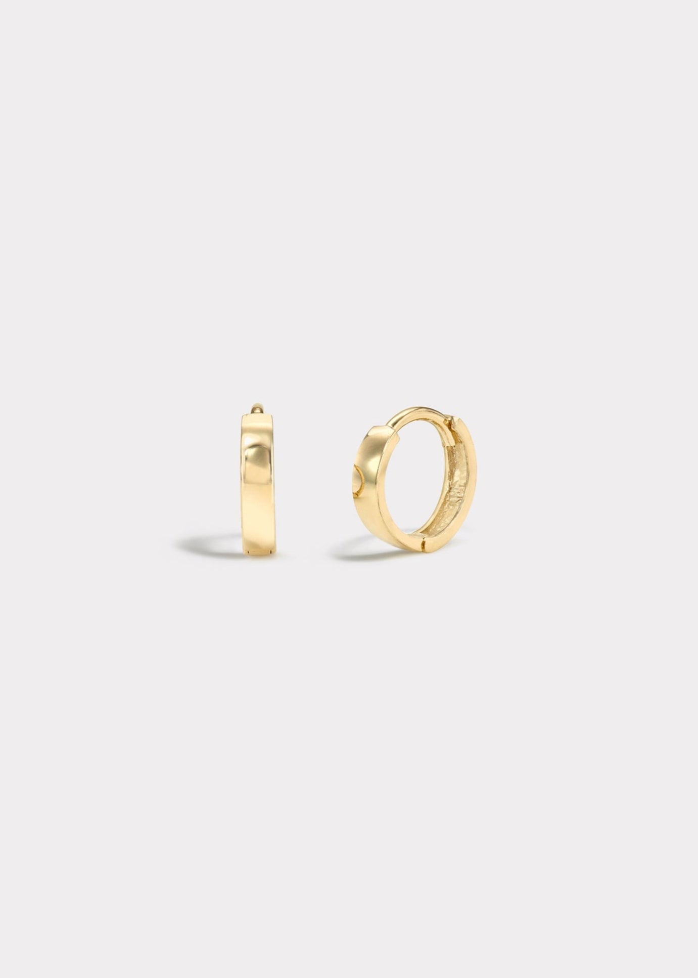 14k Gold Baby Flat Huggies